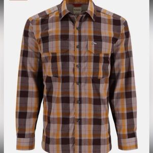 NWOT Simms cold weather lined men’s fishing shirt